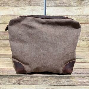 Szone Brown Canvas Clutch